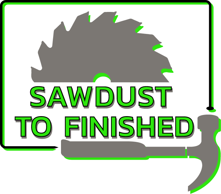 sawdust to finished logo